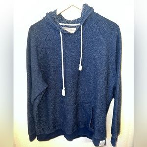 Mollusk Wave Patch Surfwear Hoodie Men’s XL Blue Pullover